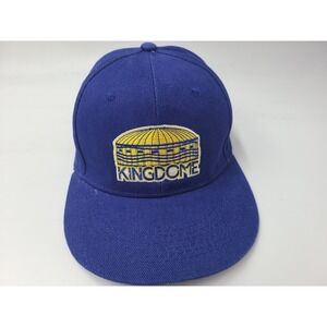 Seattle Mariners Kingdome Stadium Alaska Airlines Snapback Hat Cap Men MLB Blue